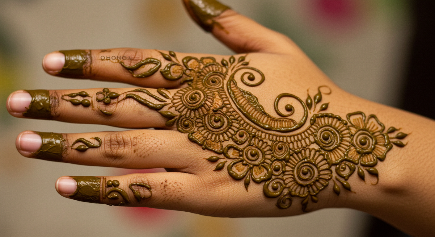 Easy Mehndi Design