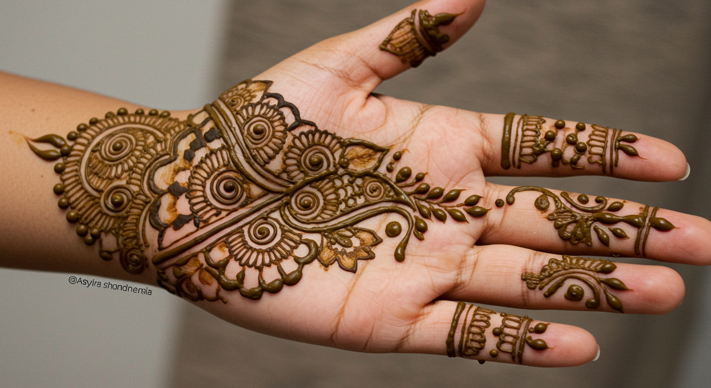 Full Hand Mehndi Design