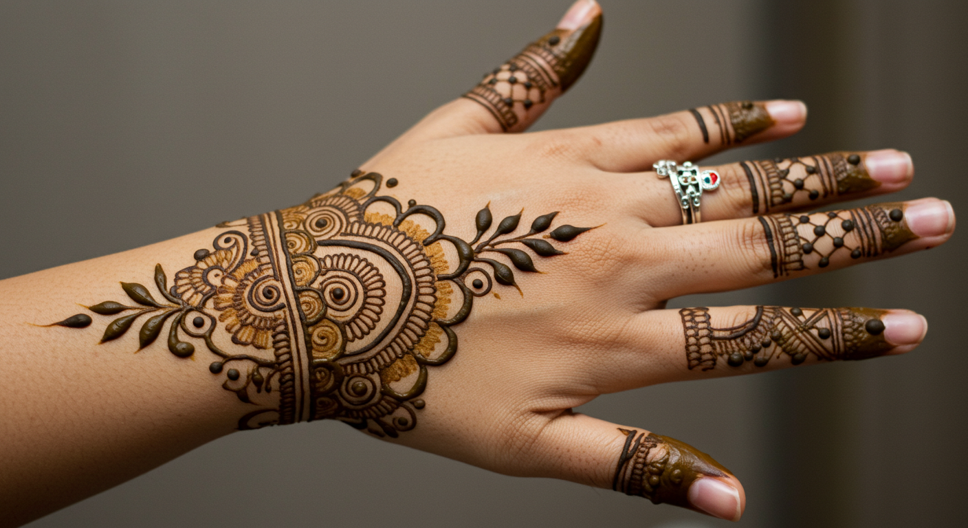 Mehndi Design Simple