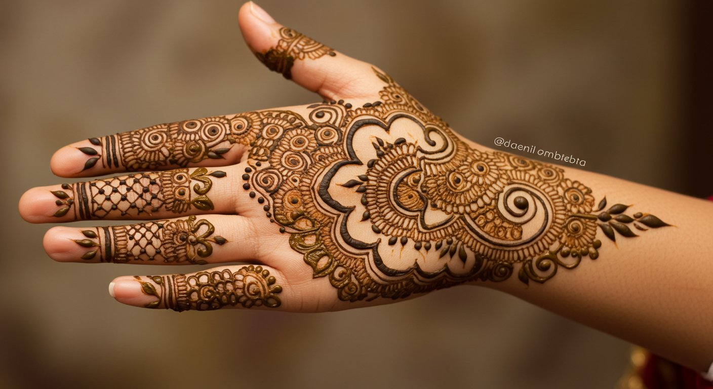 Mehndi Design Back Hand