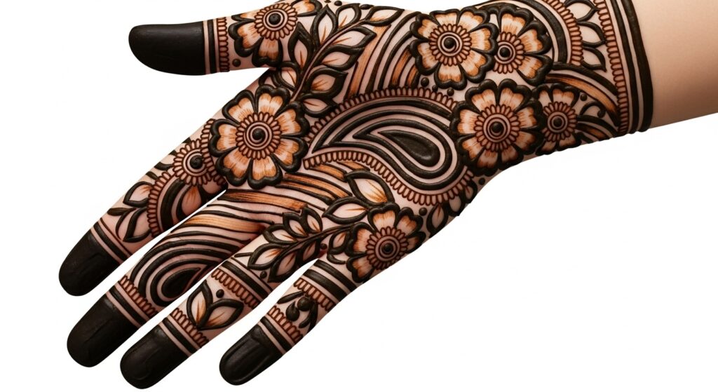 Bold Stroke Arabic Mehndi