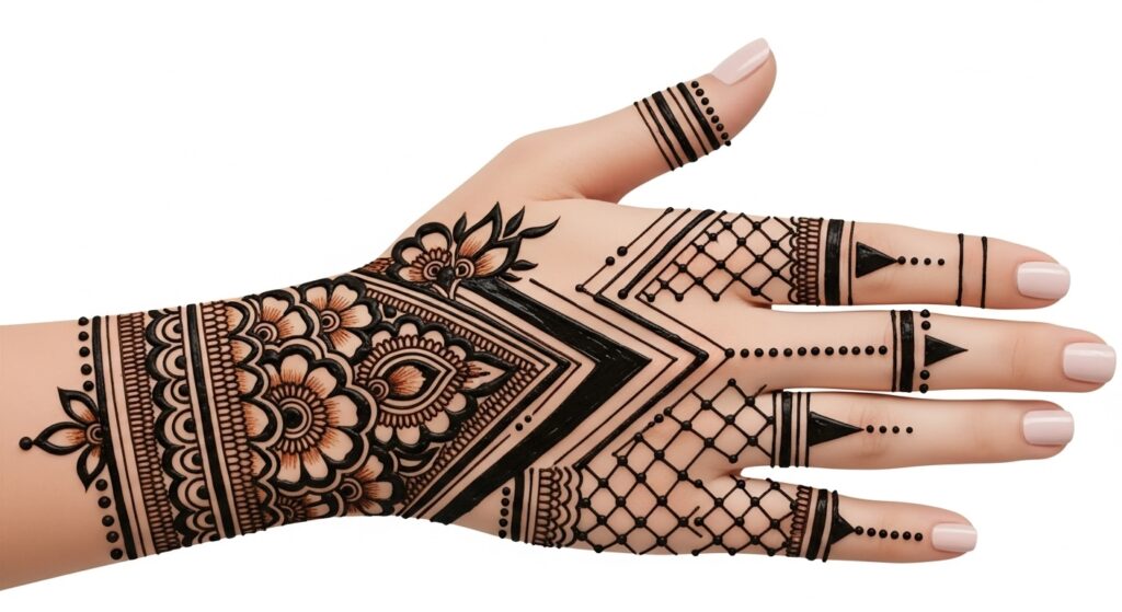 Modern Fusion Arabic Mehndi